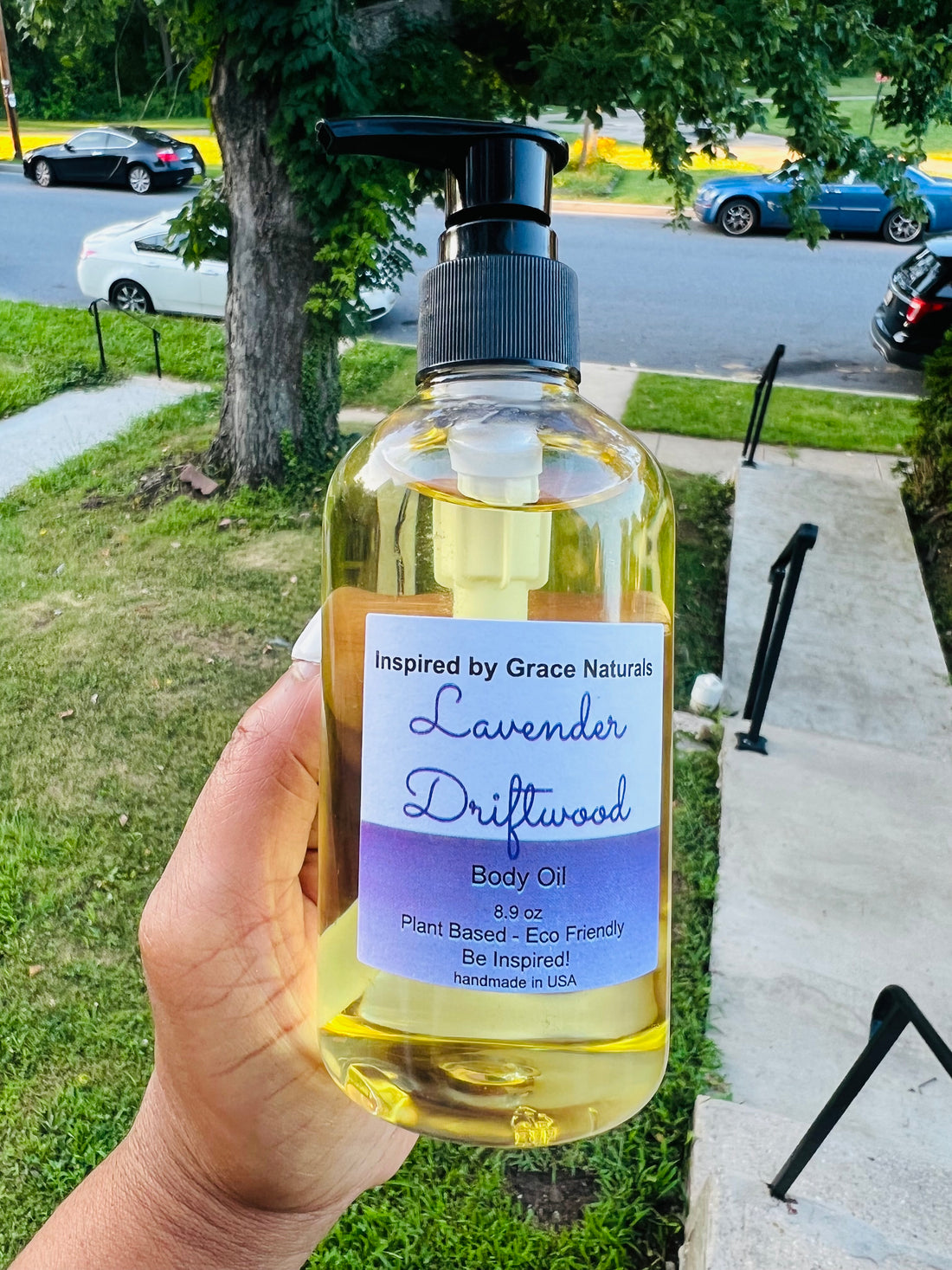 Lavender and Driftwood Body Oil 8.9 oz